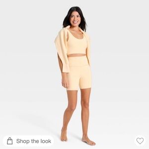 all in motion Peach High-Rise Athletic Bike Shorts